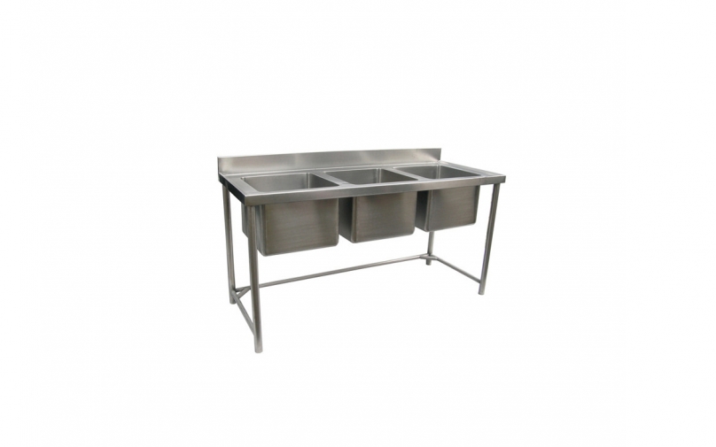 Restaurant Three Bay Sink - Kitchen Equipments