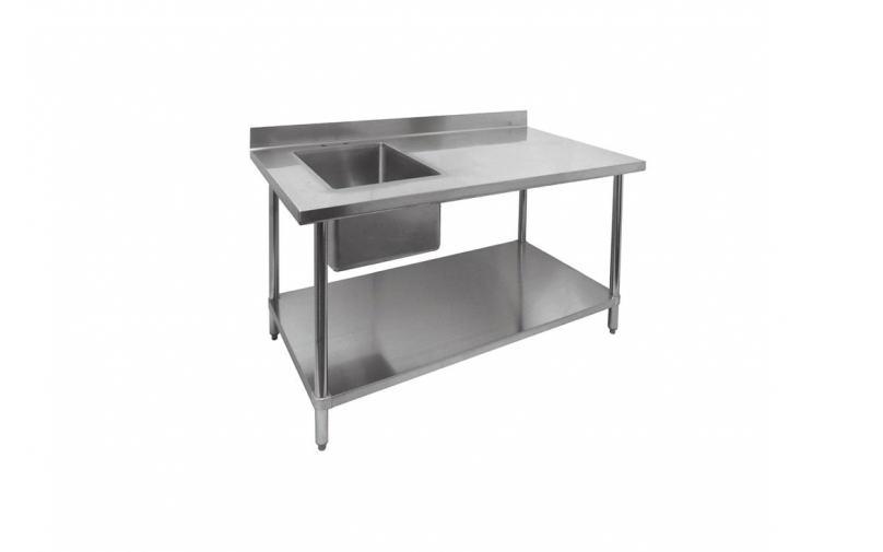 Working Table With Sink - Kitchen Equipments